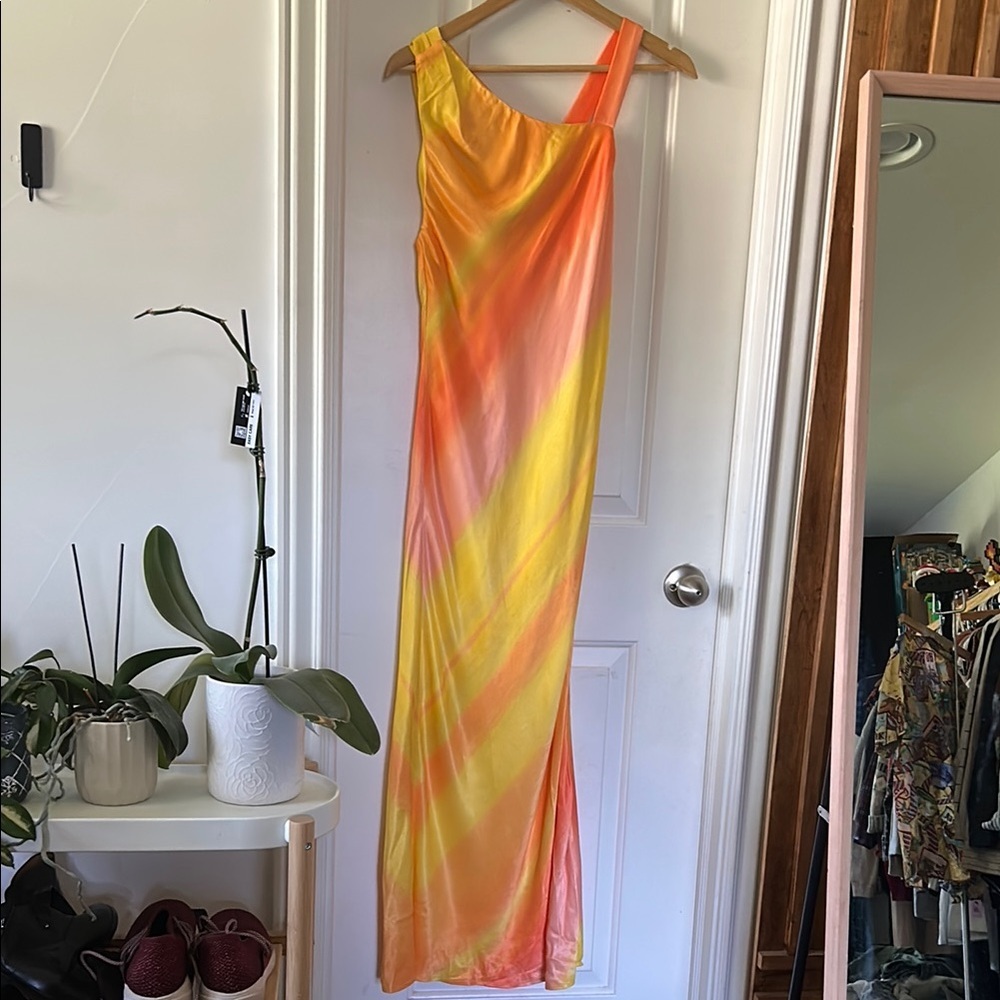 Anthropologie X Du Paradis Maxi Ombre Marbled Sleeveless Dress. Size S - Picture 2 of 8